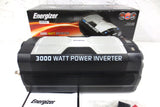 New Energizer 3000W 12-Volt Power Inverter 6000W Peak, Manual, 4 Outlets, 4 USB