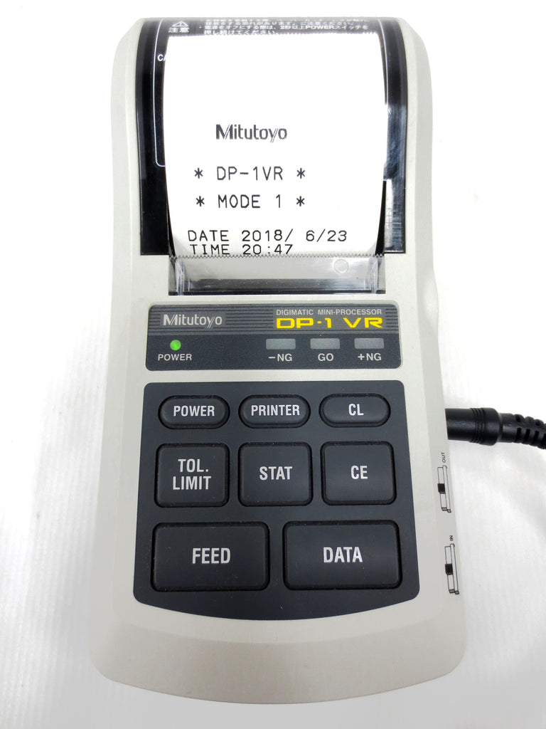 Mitutoyo Digimatic Mini Processor DP-1VR No 264-504, with its Original Mitutoyo AC Adapter