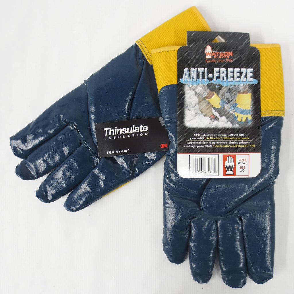 Professional Work Gloves C100 Gram 3M Thinsulate Insulation with Nitrile Anti Freeze, Large