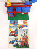 Vintage 1980 Lego Tower Crane & Truck from Playset #733, Complete Build, Crane Swivels, Articulated, With Manual