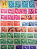 1920-1940 USA Stamps Estate Collection 100+ Lot, Monroe, Garfield, Harrison, Adams, Buchanan, Tyler, Martha Washington, Jefferson, Franklin