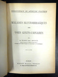 Antique 1903 Medical Books on Urinary Tract Disorders Diseases by Doctor Alex Renault, Treatments, Illustrations and Ads, Paris, France