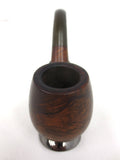 Vintage Estate Perterson's DeLuxe Tobacco Pipe 5 1/4", Curved, Marbled Wood, Made in the Republic of Ireland No 68