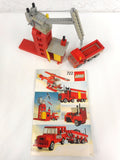Vintage 1980 Lego Tower Crane & Truck from Playset #722, Complete Build, Crane Swivels, Articulated, With Manual