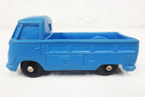1950's Blue Volkswagen VW Pickup Rubber Toy Truck, Tomte Laerdal Stavanger Norway