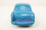 1950's Blue Ford Vedette Toy Rubber Car Sedan, Tomte Laerdal Stavanger Norway