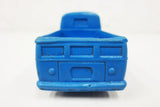 1950's Blue Volkswagen VW Pickup Rubber Toy Truck, Tomte Laerdal Stavanger Norway