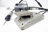 Vintage Jeweler & Dental Surgery Drill Tool by Pfingst, Speed Pedal, Flex Shaft, Wall Hook