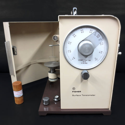 Fisher Surface Tensiometer Model 20 w/ Platinum-Iridium Ring 14-812-5 and Manual