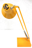Vintage Mid Century Yellow Luxo Drafting Desk Lamp, 20" Articulated Swing Arm