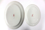 2 Large Antique Dudson Wilcox & Till Porcelain Serving Dish Hanley England Daisy